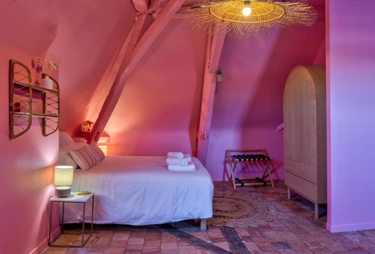 Casa Mila & Spa - Maison D'Hotes Raffinee Vue Loire, Spa & Piscine Saint-Mathurin  Buitenkant foto